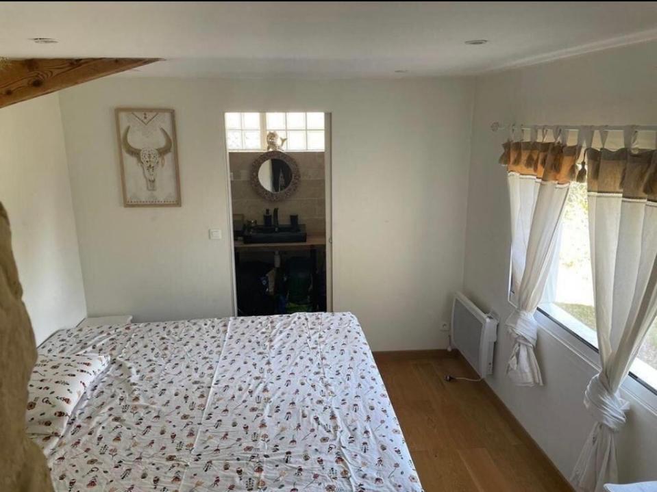 Charmant deux-pièces dans villa avec piscine privée Seillans Exterior foto